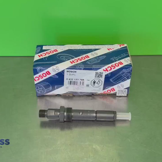 Bosch 0432133788 diesel fuel injector for Perkins 1106C-E60TA and Caterpillar 3056E product presentation video