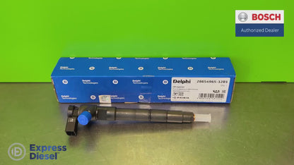 28654965 Delphi common rail injector for VW Crafter, Transporter T6 and MAN TGE 2.0 TDI product presentation video